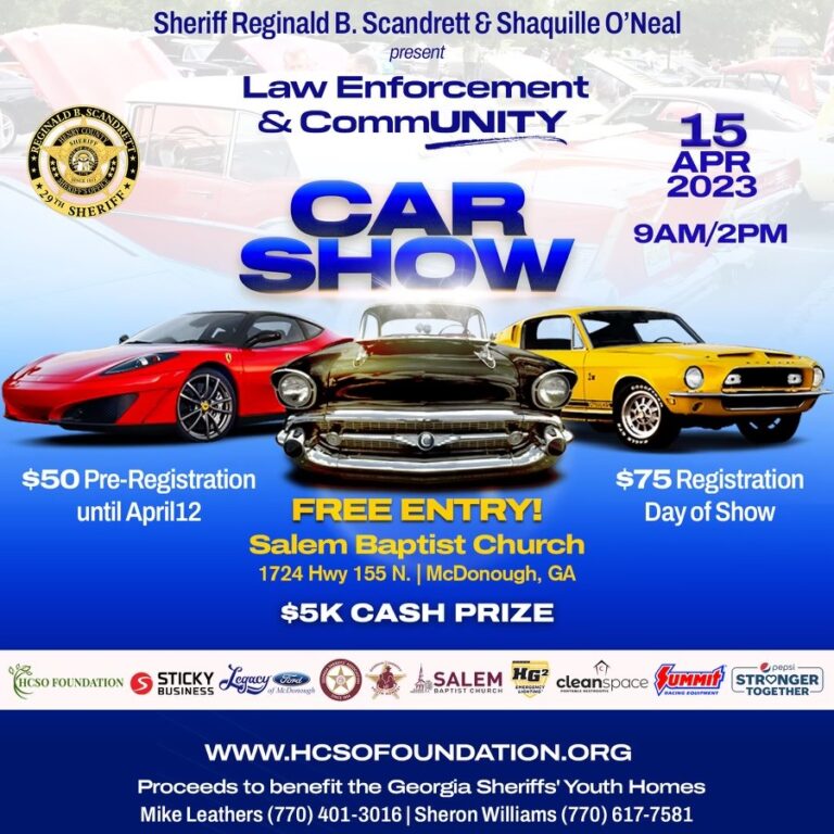 2025 Law Enforcement & CommUNITY Car Show Sheriffs' Youth Homes